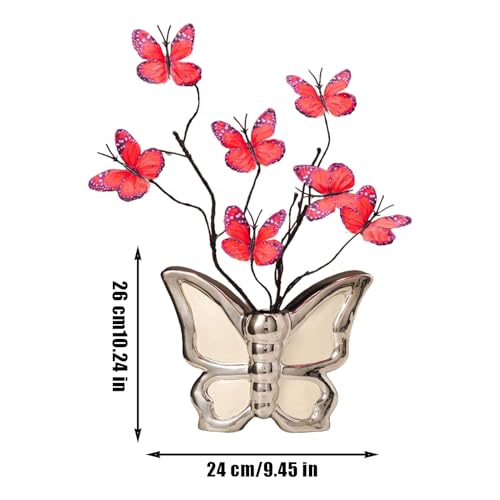 Petit vase en céramique d'art moderne, finition fleurs relief