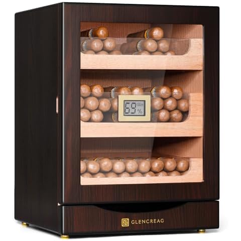 GLENCREAG MET-1031 Cigar Humidor Cabinet Cover