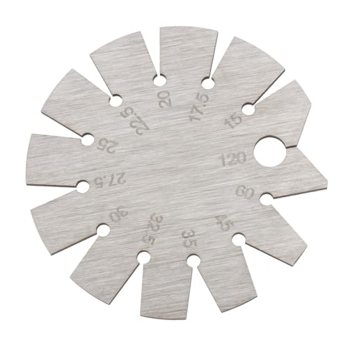 LIFKOME ステンレス製木工角ゲージ 刃物規量尺 高精 耐錆防止 丈夫な切断測定ツール 大工用マーキング定規