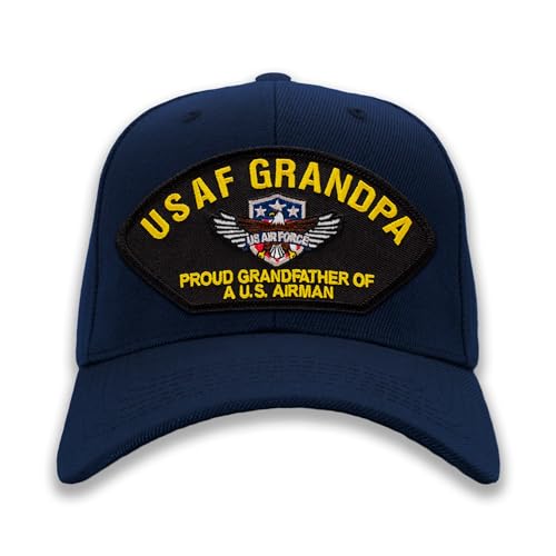 USAF Air Force Grandpa - Gorra Ajustable o Trucker miniatura 1
