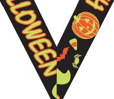 Miniatura 3 de Premios de calabaza de Halloween medallas de estrella de Halloween de 2.5 pulgadas para tallado de calabaza, concursos de disfraces y premios de