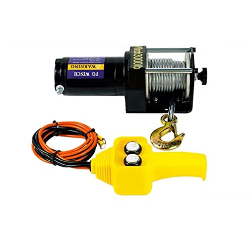 Image of / Electric Winch 3000lb Off-Road Heavy Truck Trailer 600kg 6M Steel Cable Electric Winch Kit (3000lb)