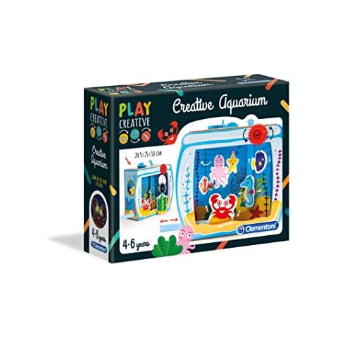 Clementoni 15272 Clementoni-15272-Play Creative-Gestalte Dein Eigenes Aquarium, Mehrfarben Cover