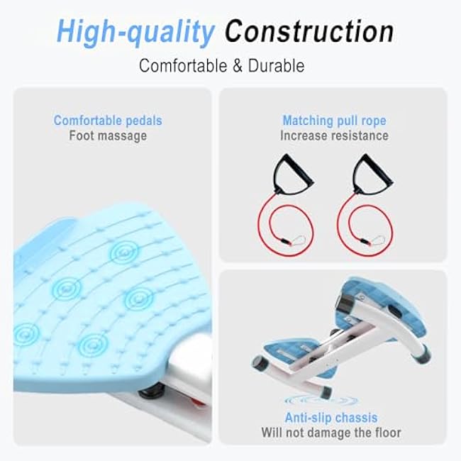 HOTWAVE Waist Twister Board ¨C 360¡ã Rotating Fitness Board for Core Workout, Weight Loss, and Waist Toning ¨C Non-Slip Surface with Adjustable Resistance ¨C Home Exercise Equipment for Men & Women