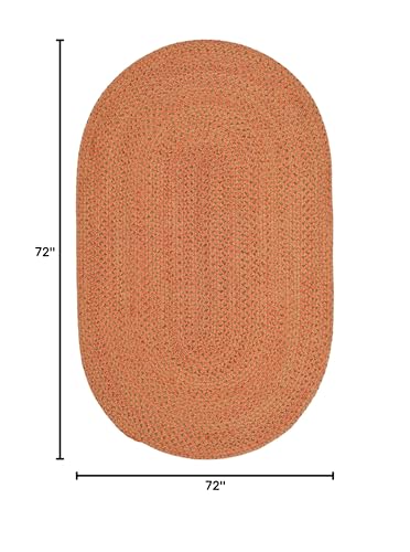 Safaviehbraidedcollection6roundmultibrd166ahandmadecountrycottagereversiblecottonarearug  Urban Country Home Decor Safavieh braided collection 6 round multi brd166a handmade country cottage reversible cotton area rug  urban country home decor