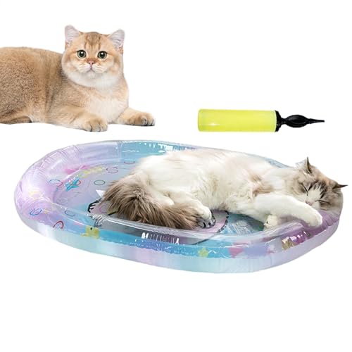 Tapis d'eau sensoriel pour chat contre l'ennui et la chaleur - 2