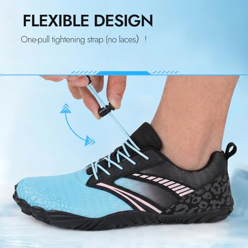 Image of ATHMILE Water Shoes for Women Men River Aqua Shoes Barefoot Sport Quick-Dry Adult Swim Shoes for Beach Lake Pool Hiking Surfing Kayaking Camping Size | Quick Dry Non-Slip Wide Toe Box Shoes for River Kayak Fishing Lake Cruise Vacation Outdoor Water Activities