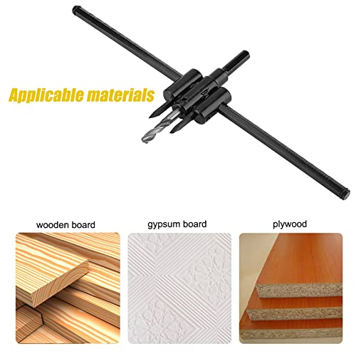 Broca ajustable para perforar de 30 a 300 mm para madera miniatura 2