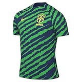 2022-2023 Brazil Pre-Match Football Soccer T-Shirt Trikot (Green)