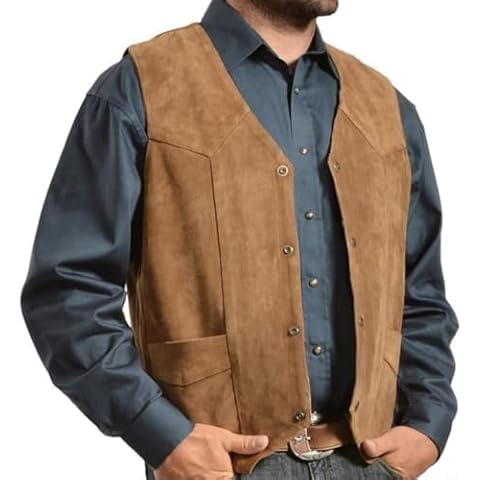 Gilet en daim RemixAst L kaki Cover