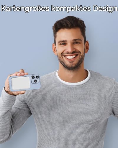 Magnetische Kabellos Powerbank 10000mAh, Wireless Portabel Power Bank Ladegerät, 20W Schnellladung Externer HandyAkkus… – Ansicht 7