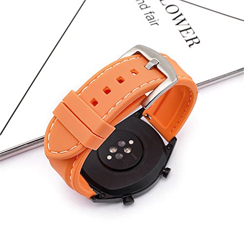 ZXF Horlogebanden, 16mm 18mm 20mm 22mm 24mm Sport Siliconen Watch Band Universele Quick Release Polsband Band Bracelet (Band Color : Red B, Band Width : 18mm) - Afbeelding 6