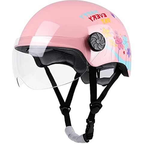 ZGFHTY Motorcycle Half Helmet, Open Face Skull Cap Helmet Cover