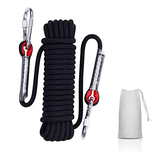 多用途ロープ 多機能ロープ 多目的ロープ 10mm 耐荷重1200kg 10M/20M/30M/ CE認証 テントロープ 防災 安全 アウトドア活動アクセサリー アウトドア キャンプ 防災 軽量アルミカラビナ付 収納袋付き一括収納可