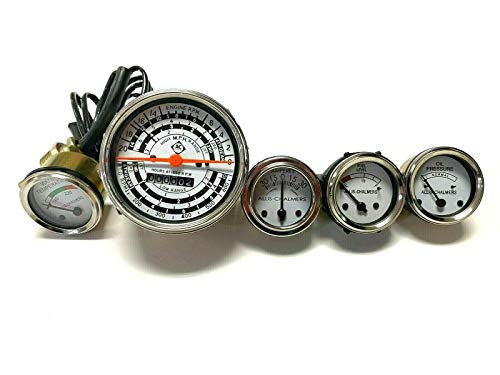 Arko Tractor Parts Gauge Kit Replacement for Allis Chalmers Tachometer Fuel Gauge Amp Gauge Oil Pressure 220 210 200 190 185 180 175 170 D91 70200197 70240988 70240987 228818