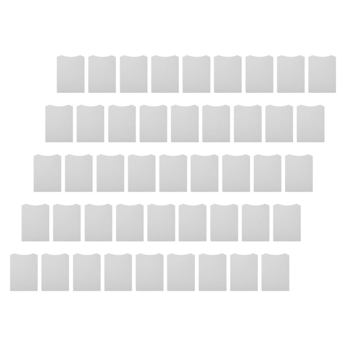 ABOOFAN 50 Planches à Plier Le Linge en Carton Blanc 250 G/m² 23x31 Cm Découpe Chemise, Inserts pour Rangement et Emballage Vêtements T-Shirts, Pulls et Chemises, Accessoires