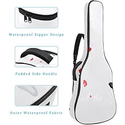 Housse de protection épaisse en éponge imperméable pour guitare acoustique, électrique, basse, guitare classique… - Les Beatles, Paul McCartney, John Lennon, RIngo Starr, George Harrison Housse de protection épaisse en éponge imperméable pour guitare acoustique, électrique, basse, guitare classique… – Image 4