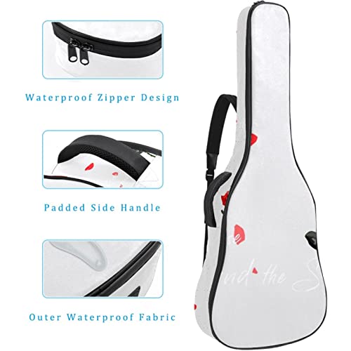 Housse de protection épaisse en éponge imperméable pour guitare acoustique, électrique, basse, guitare classique… - Les Beatles, Paul McCartney, John Lennon, RIngo Starr, George Harrison Housse de protection épaisse en éponge imperméable pour guitare acoustique, électrique, basse, guitare classique… – Image 5