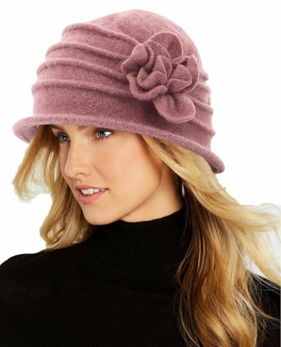 Chapeau melon 1920 en laine pour femme la poésie d'un style vintage M