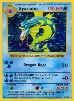 Amazon.co.jp: Pokemon - Gyarados (6) - Base Set - Holo : おもちゃ