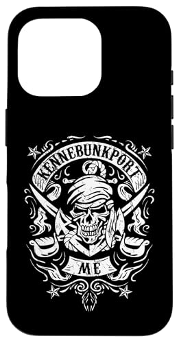 Kennebunkport Maine Pirate Skull and Crossed Swords�f�U�C�� �X�}�z�P�[�X iPhone 16 Pro �p