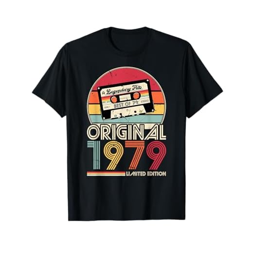 1979 Vintage Cumpleaños Retro Edición Limitada Hombres Mujer Regalo Camiseta