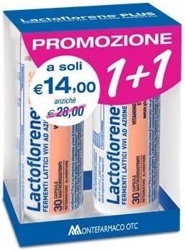 MONTEFARMACO OTCSpA LACTOFLORENE PLUS BIPACK 30 CAPSULES