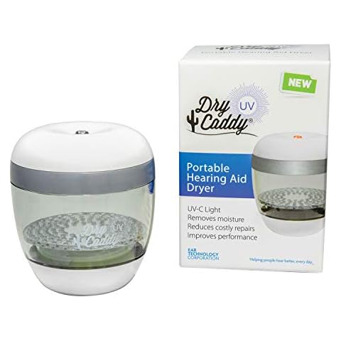 DryCaddy UV by Dry & Store | with Industry-Leading Desiccant to Keep Hearing Aids or Small Electronics Clean and Last Longer Cover