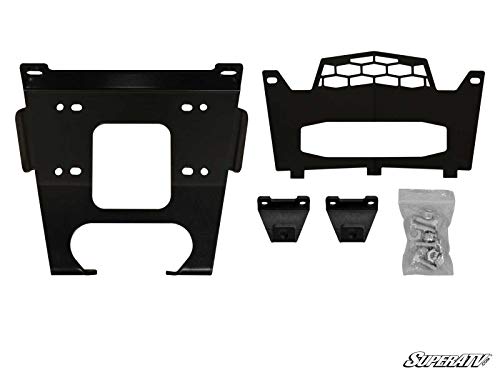 SuperATV 4500 Lb Black Ops Winch con Montaje para Polaris RZR miniatura 2