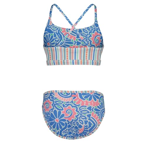 Image of Roxy Girls' Two-piece Bikini Swimsuit Set, UPF 50+ Sun Protection, Quick-Dry Bathing Suit