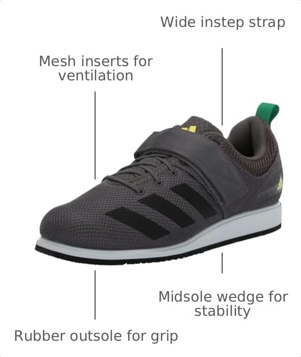 Image of adidas Unisex Adult Powerlift 5 Weightlifting Shoes