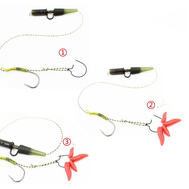 Clips para Pesca de Carpa 150 Piezas S/M/L miniatura 3