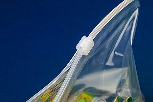 1.000 LDPE Gleitverschlussbeutel transparente ZIP-Lock Beutel (Schiebeverschlußbeutel, Flugbeutel), wiederverwendbar Folienstärke 60 my, Format 200 x 150 mm