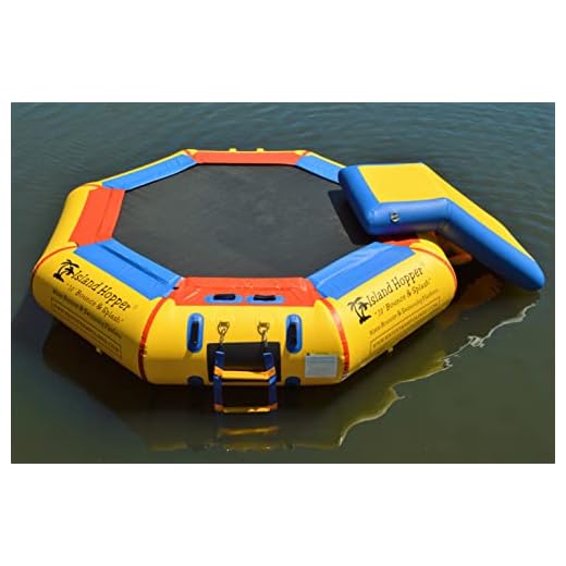 Island Hopper 10' Bounce N Splash Water Park with Bouncer Slide