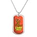 GRAPHICS & MORE Scooby Snacks Military Dog Tag Pendant Necklace with Chain