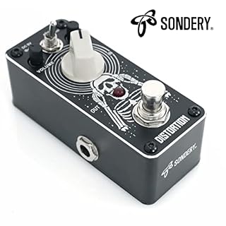 Sondery distorsion Pédale d’effet de pour guitare, récréation du son classique britannique des années 70-80, True Bypass, 2 modes de luminosité et normal - Les Beatles, Paul McCartney, John Lennon, RIngo Starr, George Harrison Sondery distorsion Pédale d'effet de pour guitare, récréation du son classique britannique des années 70-80, True Bypass, 2 modes de luminosité et normal – Image 2