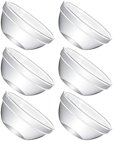 Housoutil Set of 6 Glass Bowls, 2. 3 x 1. 1 Inch Mini Prep Bowls Stackable Glass Serving Bowls for Kitchen Prep, Dessert, Dips, Salad, Candy Dishes