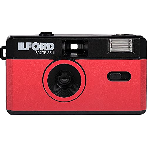 Ilford Sprite 35-II Kamera, rot&schwarz