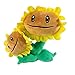 shuanglin Plants Vs Zombies 15Cm Juguetes De Peluche Kawaii Plantas De Girasol De Doble Cabeza Juguete De Peluche Suave para Niños Niños