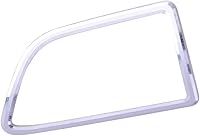 Vista 4 de jfqm - Juego de 2 fundas para palanca de cambios de automóvil, ajuste para Benz C E B GLC CLA GLA GL GLE GLS ML Class aleación de aluminio plateada