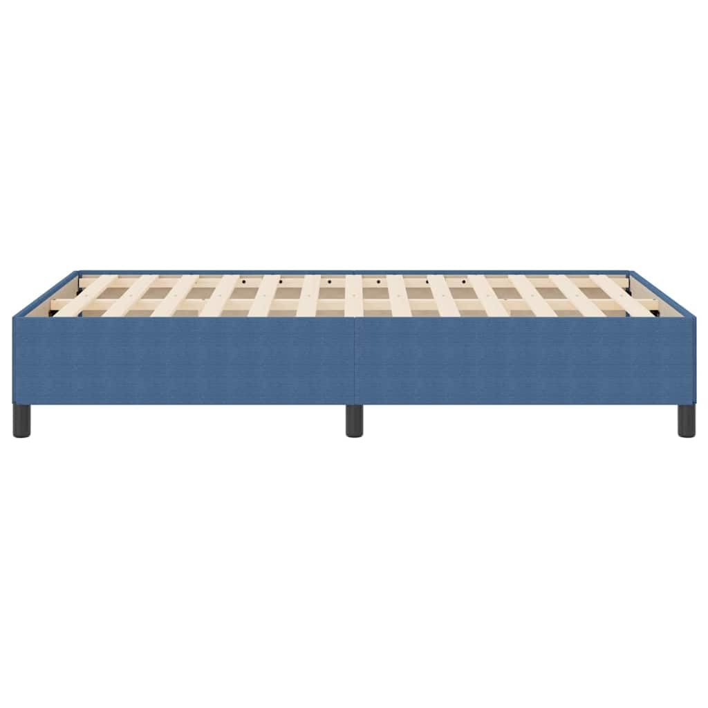 Tkanina sztruksowa nowoczesny design Box Spring Niebieski 120 x 200 cm