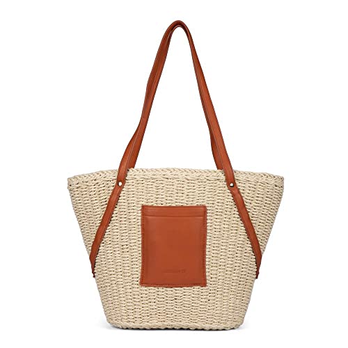 Cabas en raphia Gioseppo Rialma en cuir pour femme
