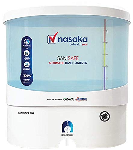 NASAKA SANISAFE 8D1 Atomatic Hand Sanitizer Dispenser (8 Liter, Drop)