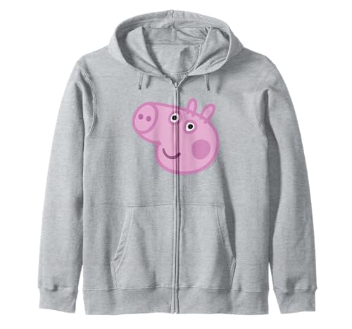 George Pig Big Face Zip Hoodie Peppa Pig Halloween le cadeau parfait pour enfant