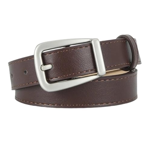 Rfmfkkg Simple Women's Belt Casual Dress Jeans Accessories Pu Leather Pin Buckle Waistband Accessories