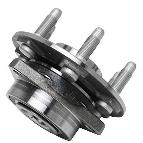 Image of Detroit Axle - 4WD Rear Wheel Bearing Hubs for GMC Acadia Chevy Traverse Enclave XT5 XT6 Wheel Bearing and Hubs Assembly 2018 2019 2020 2021 2022 Replacement Pair Hubs