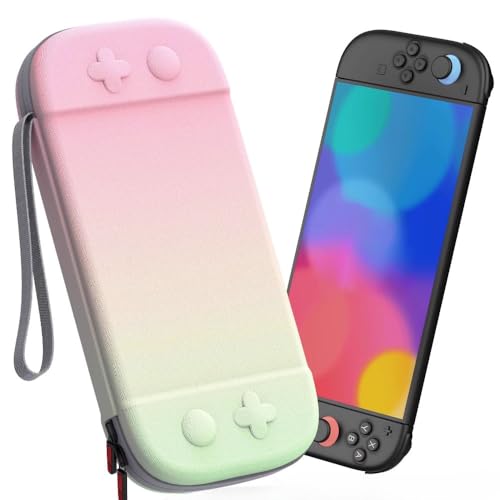 YAKINO Switch 2 �n���h�w���h�Q�[���R���\�[���L�������O�P�[�X �i�C������ �|�[�^�u�����[�{�b�N�X �S�ʕی� �Ռ��z�� �h�� �h�o ����h�~ �����^�ъȒP �O�o�◷�s�ɍœK�B (�s���N�ƃu���[�̃O���f�[�V����)