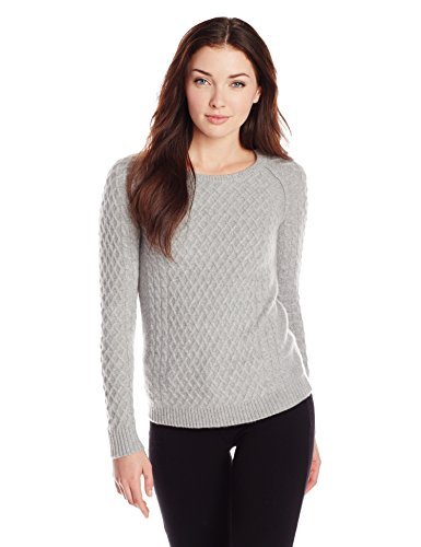 bela.nyc Women's 100% Cashmere Fisherman Sweater