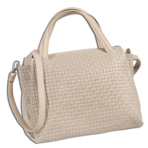 Sac à main en cuir beige OTT856HI2 parfait pour le bureau