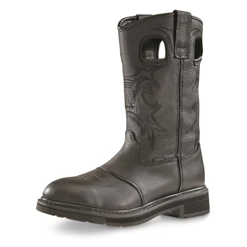 Guide Gear Bandit II Men's Concealed Carry Western Cowboy Rodeo Work Boots Leather Waterproof Shoes2